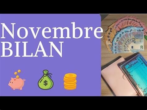 Bilan Novembre Enveloppe Budgetaire Remplissage Enveloppe