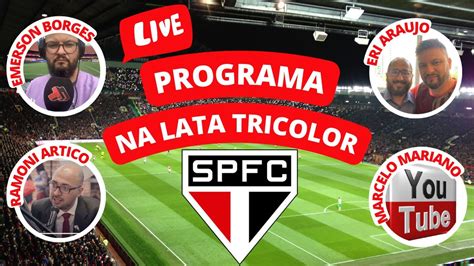 PROGRAMA NA LATA TRICOLOR MERCADO DA BOLA SPFC DEBATE E INFORMAÇÕES