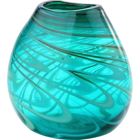 Orr Turquoise Glass Table Vase And Reviews Allmodern