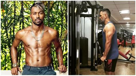 Visuals Of Indian Players Sweating Out In The Gym From Hardik Pandya