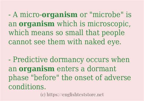 Organism Examples