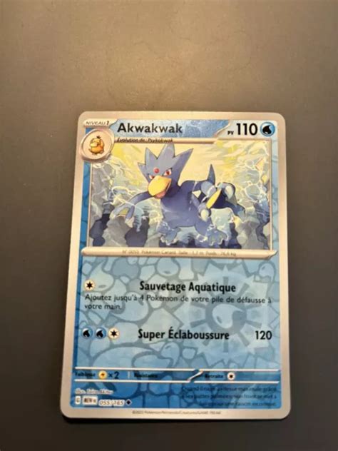 CARTE POKÉMON AKWAKWAK 055 165 Reverse EV 3 5 MEW 151 FR NEUF EUR 1 00