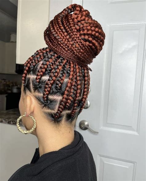 Pin By Filow On Fashion Micro Braids Hairstyles Big Box Braids Big