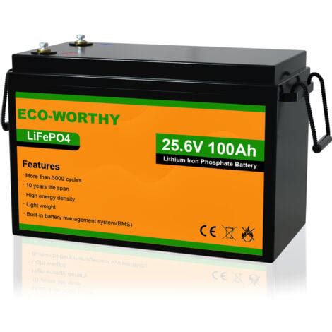 Eco Worthy V Ah Lithium Batterie Lifepo Akku Mit Mehr Als