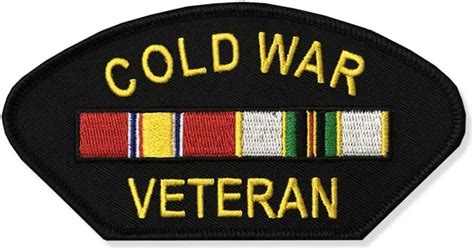 Amazon Cold War Veteran Patch With Ribbons Graphic Licensed