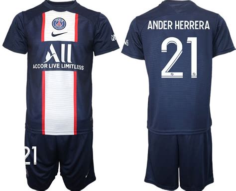 ANDER HERRERA 21 Paris Saint Germain 2022 23 Heimtrikot Blau PSG