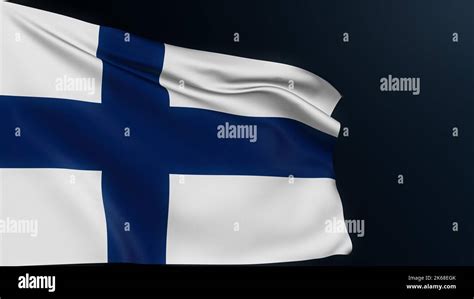 finland flag helsinki sign finnish national symbol Stock Photo - Alamy