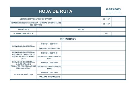 Las Hojas De Ruta Sustituyen A Los Libros De Ruta