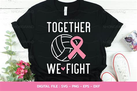 Together We Fight Cancer Awareness Svg Graphic By Nhongrand · Creative