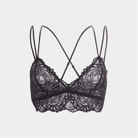 LH Brassière Dentelle Dos Croisé Noir Femme NOIR Femme La Halle