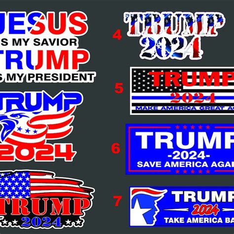 Trump 2024 Stickers Etsy