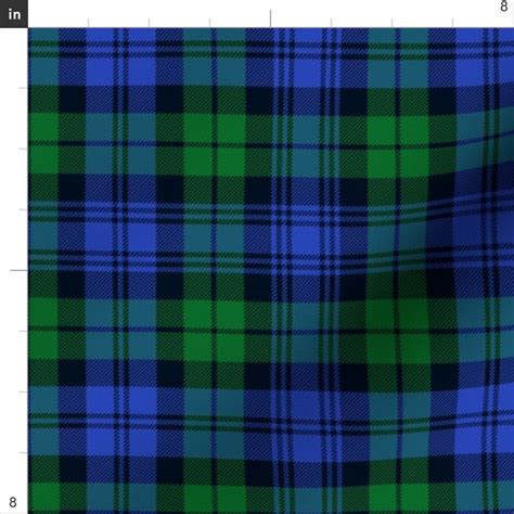 Campbell Fabric Campbell Tartan by Weavingmajor Campbell - Etsy