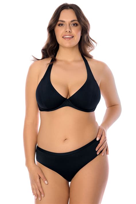 Vivisence Underwired Smooth Non Padded Bikini Top Black Black