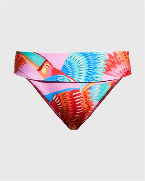 Farm Rio Happy Toucans Bikini Bottoms Neiman Marcus