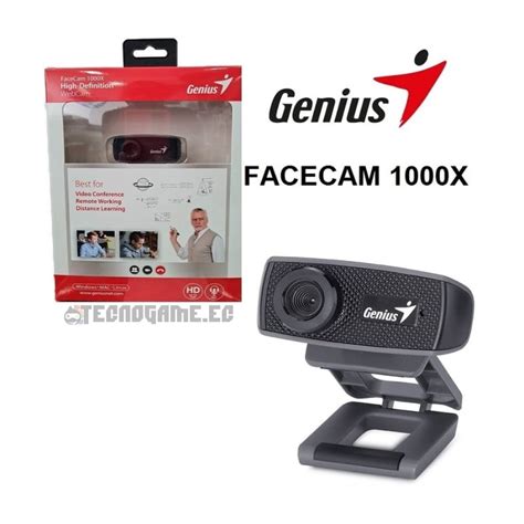 Cámara Web Genius 1000X HD 720p C Mic TecnoGame Ec