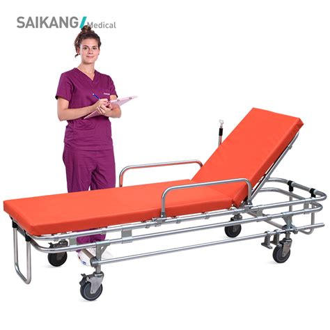 Skb039 A Saikang Handiness Hospital Cart Stainless Steel Ambulance