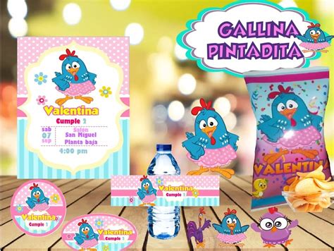 Gallina Pintadita Invitacion Digital Imprimible Personaliz Compra Y