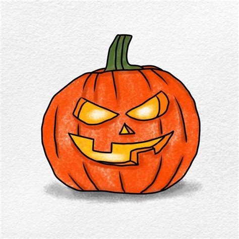 25 Easy Jack O Lantern Drawing Ideas - How to Draw