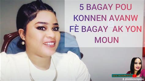 Men Bagay Pou Konnen Anvan W F Bagay Ak Yon Moun Youtube