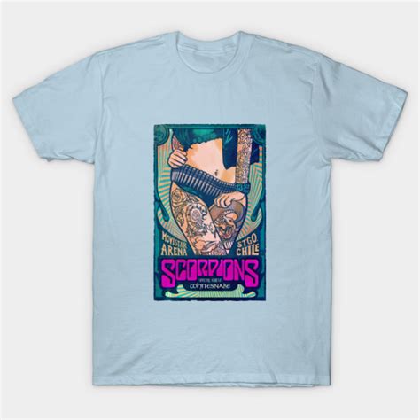 Scorpions On Tour Scorpions T Shirt Teepublic