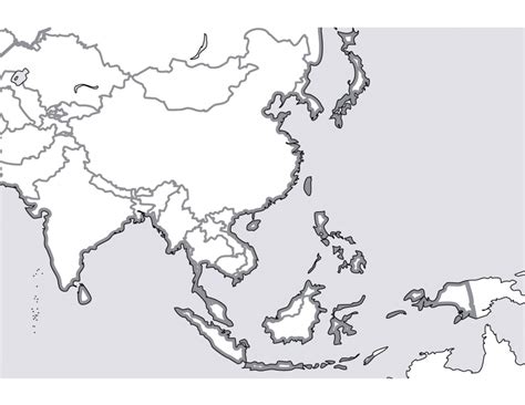 Printable Blank Map Of Southeast Asia - Printable Maps