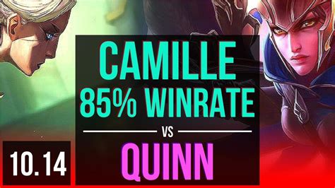 Camille Vs Quinn Top 85 Winrate Kda 10 0 4 Triple Kill