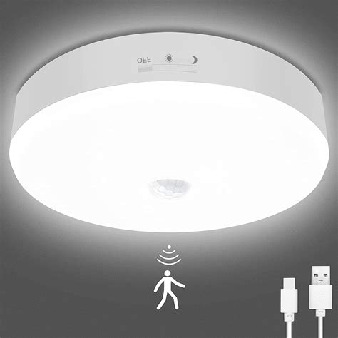 Toowell Battery Ceiling Light Wireless Lights Rechargeable Ceiling