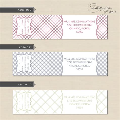 Belletristics Stationery Design And Inspiration For The Diy Bride New Address Label And Water