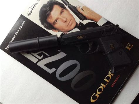 007 James Bond Wicke Walther Ppk W Silencer Spectre Gun Goldeneye