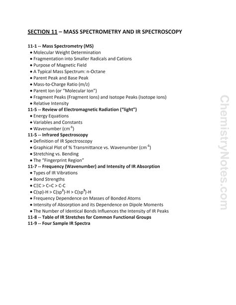 Solution Section Mass Spectrometry And Ir Spectroscopy Studypool