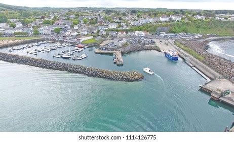 Ballycastle Harbour Marina Co Antrim Northern Stock Photo 1114126775 ...