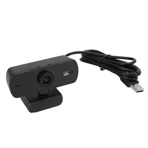 Webcam Usb Hd 1440p Desktop Computer Laptop Universal 360° Rotating Camera Built In Noise