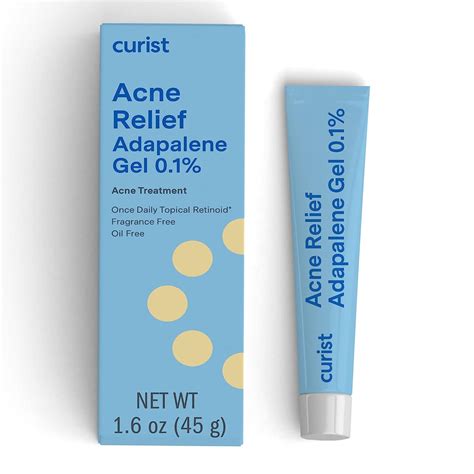 Curist Adapalene 01 Acne Free Gel 90 Day Supply Ubuy India