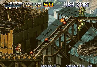 Screenshot Of Metal Slug Super Vehicle Arcade Mobygames