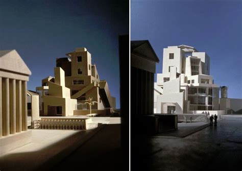 Frank Gehry Carre D Art Nimes Francia 1984 Design Museum Architectural Scale Building