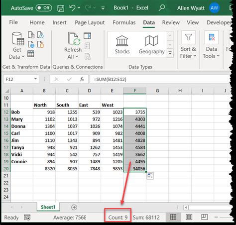 Formula For Counting The Number Of Cells