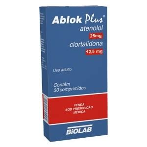 Ablok Plus 25mg 12 5mg 30 Comprimidos