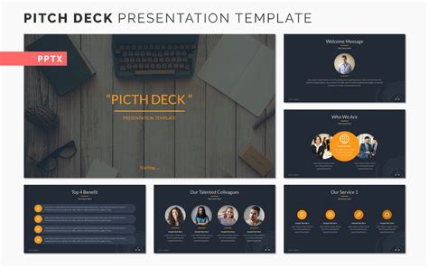 Pitch Deck Pr Sentation Powerpoint Vorlage Templatemonster