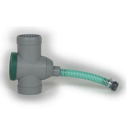 Universal Rainwater Diverter Kit With Integral Filter In Grey Plasic To