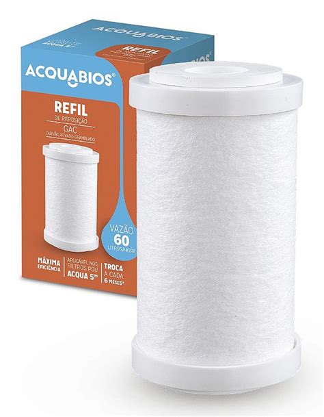 Refil Carv O Ativado Acquabios Soft Sul Fluminense