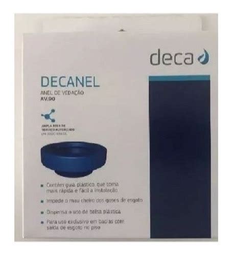 Anel Vedação Deca Para Bacias Av9001 Decanel Original HIDRACOM