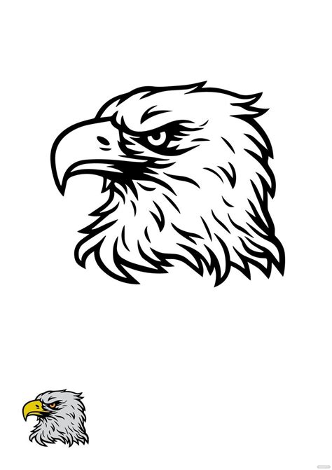 Eagle Head Coloring Pages