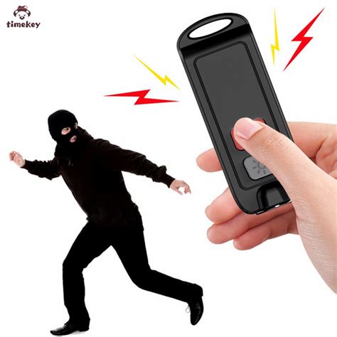 Timekey Rechargeable Personal Security Alarm Db Waterproof Led