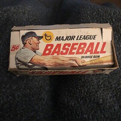 Topps Baseball Empty Wax Display Box Ebay