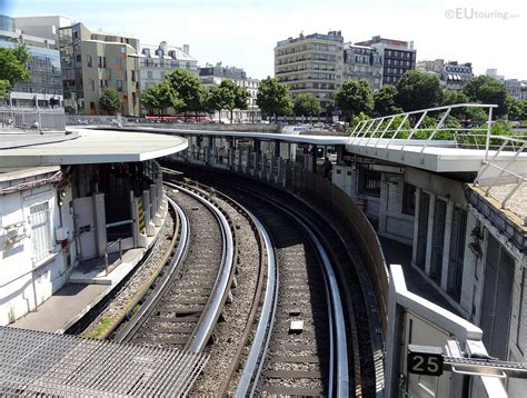 Beside Place De La Bastille You Can See A Section Of The Metro Line