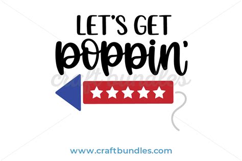 Let S Get Poppin SVG Cut File CraftBundles