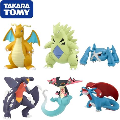 Original Stocked Takara Tomy Pokemon Monster Collection Dragonite Tyranitar Metagross Garchomp