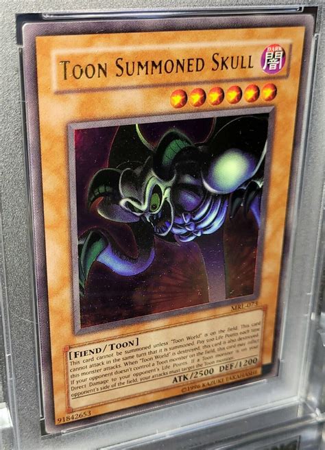 Awesome 2002 Yu Gi Oh Magic Ruler Mrl 073 Toon Summoned Skull Psa 10 Gem Mint Ebay