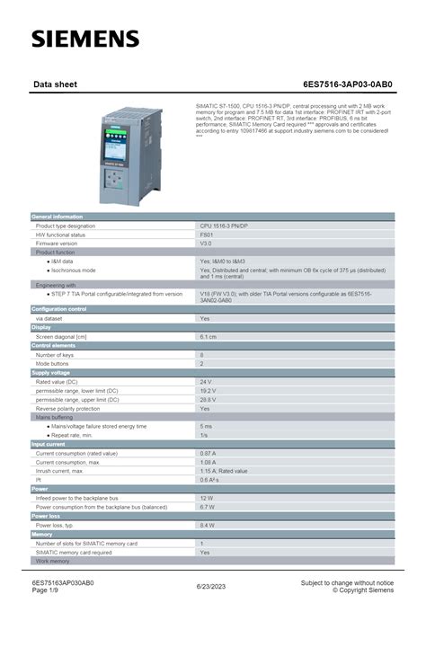 Siemens Simatic S Es Ap Ab Off