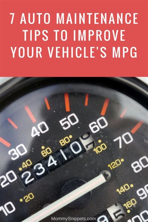 7 Auto Maintenance Tips To Improve Your Vehicles Mpg